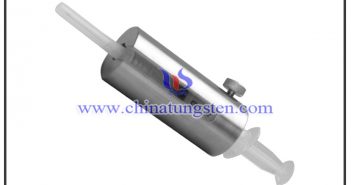 tungsten alloy syringe shield with lead glass window picture