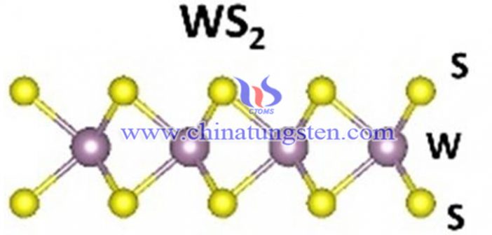 tungsten disulfide molecular formula image