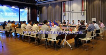 中国钨业协会六届十二次主席团会议图片